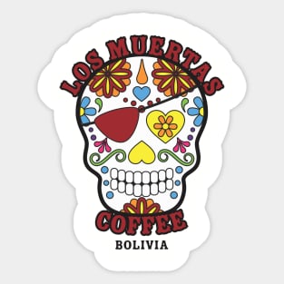 Los Muertos Coffee Sticker